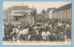 F0713  CPA GERARDMER  (Vosges)    CAVALCADE DU 13 AVRIL 1914  -  Char "Grande Brasserie De Champigneulles" - Gerardmer