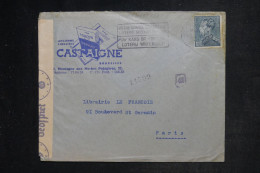 BELGIQUE - Enveloppe Commerciale De Bruxelles Pour Paris Avec Contrôle Postal - L 153006 - Briefe U. Dokumente