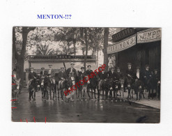 MENTON-Etudiants Allemands-!?-ANES-Confiseur REICH-PERRIMOND-CARTE PHOTO-France- - Menton