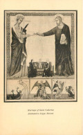 RELIGION - CHRISTIANNISME - MARIAGE DE STE CATHERINE- ATTRIBUTED TO LIPPO MEMMI -MUSEUM OF FINE ARTS, BOSTON - Heiligen