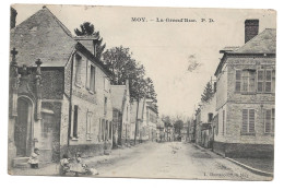 MOY (Aisne) - La Grand Rue - Autres & Non Classés