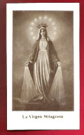 Image Pieuse La Virgen Milagrosa La Vierge Miraculeuse - Dos Vierge - Espagne Espagnol - Images Religieuses