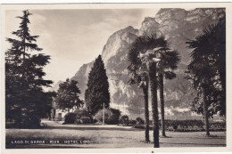 RIVA (TRENTO) CARTOLINA - LAGO DI GARDA  - HOTEL LIDO - VIAGGIATA  - 1932 - Trento