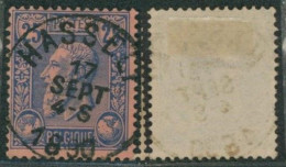 émission 1884 - N°48 Obl Simple Cercle "Hasselt" - 1884-1891 Leopoldo II