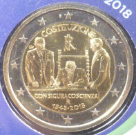 Italia - 2 Euro 2018 - 70° Costituzione Italiana - UC# 102 - Italien