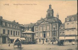 HUY   GRAND'PLACE ET L'HOTEL DE VILLE.  FELDPOST - Huy