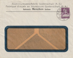 Suisse Entier Postal Privé Menziken 1919 - Postwaardestukken