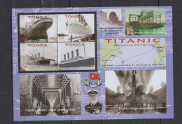 Tonga - 2011 - Titanic - Yv 1286/89 - Marittimi