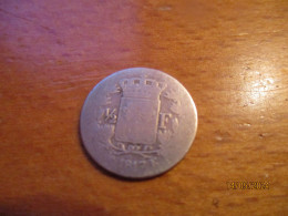 50 Centimes 1817 K - 1/2 Franc