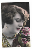 CPA Circulée En 1939 En F.M - Portrait De Femme De Profil Avec Cheveux Crantés - Ela 2430 - - Femmes