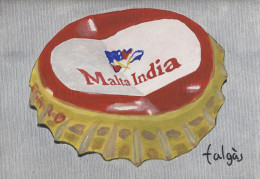 G6-125 Litografía Cerveza Malta India Puerto Rico. The Gravity Collection. - Werbepostkarten