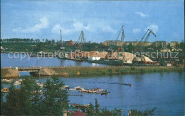 71986851 Kineschma Flusshafen Schiffskran Kineschma - Russia