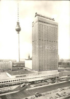 71986812 Berlin Interhotel Stadt Berlin Und Fernsehturm Berlin - Other & Unclassified