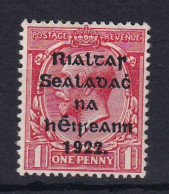 Ireland: 1922   KGV OVPT    SG31    1d    MH - Ongebruikt