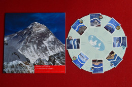 2002 Canada Mint M/S Everest Aconcagua Mc Kinley Logan Elbrus Punkak Jaya Kilimanjaro Vinson - Montagne