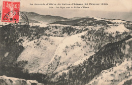 88 La Journée D' Hiver Du Ballon D' Alsace 20 Février 1910 CPA Les Alpes Vues Du Ballon D' Alsace - Autres & Non Classés