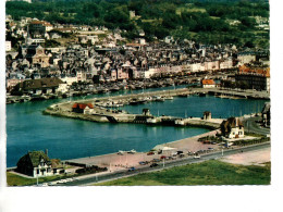 CPSM TROUVILLE Vue Aérienne Les Bassins Les Quais - Trouville