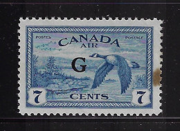CANADA 1950  AIR POST OFFICIAL  SCOTT # CO2  MNH  CV $17.00 - Poste Aérienne: Surtaxés