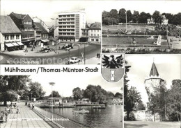 71986640 Muehlhausen Thueringen Wilhelm Pieck Platz Schwimmbad Schwanenteich Tur - Muehlhausen