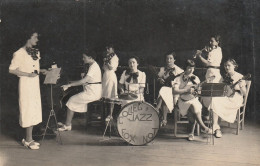 Bergerac Carte Photo Bondier Orchestre Féminin Colleg'jazz Fox Not - Bergerac