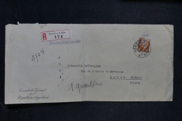 SUISSE -  Enveloppe Du Consulat D'Argentine à Genève En Recommandé Pour Paris En 1940- L 153012 - Covers & Documents