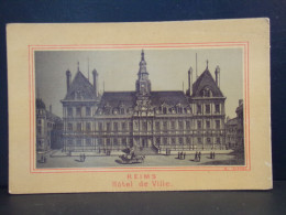 66 CHROMOS . IMAGE . REIMS . HOTEL DE VILLE  . PUBLICITE LE PROGRES . LA LACURE . MARQUE DEPOSEE - Andere & Zonder Classificatie