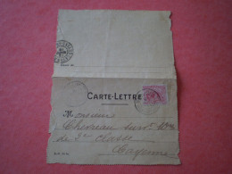 Carte Lettre Saint Laurent Du Maroni Pour Cayenne, Guyane; Timbre Guyane Française 10c. - Documents Historiques