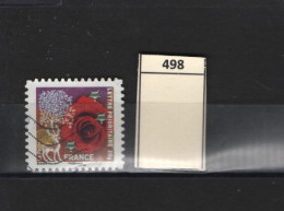 PRIX F. Obl 498 YT MIC Rose Rouge « Meilleurs Vœux » 2012  * 59 - Used Stamps