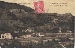 FR66 AMELIE LES BAINS - Xatard Toilée Colorisée 1 - Petite Provence Et La Gare Train Wagon - Belle - Amélie-les-Bains-Palalda