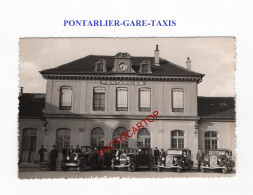 PONTARLIER-GARE-TAXIS-Citroen-CARTE PHOTO-France-25 - Pontarlier