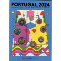 PORTUGAL - COFFRET EURO BRILLANT UNIVERSEL 2024 - 8 PIECES (3.88 Euros) - BU - Portugal