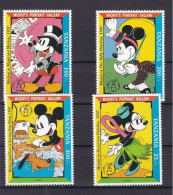 Tanzania - 1992 - Disney: Mickey's Portrait Gallery - Yv 1141/44 - Disney