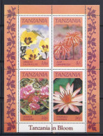 Tanzania - 1986 - Flowers - Yv Bf 46 - Other & Unclassified