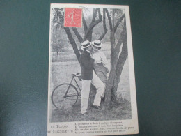 SERIE DE 6  CPA  LECON CYCLISME VELO CYCLE COUPLE - Other & Unclassified