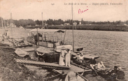 C P A -  94 -  NOGENT SUR MARNE  -   JOINVILLE -   Les Rives De La Marne  Embarcadére - Nogent Sur Marne