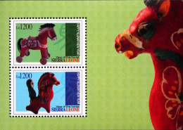 SIERRA LEONE - 2002 - MNH** NEUF - LUNAR YEAR OF THE HORSE - ANNEE LUNAIRE DU CHEVAL - COT. 5.50 € - Sierra Leone (1961-...)