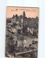 UZERCHE : Château Pontier, Eglise Et Ecole Supérieure - état - Uzerche