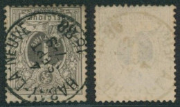 émission 1884 - N°43 Obl Simple Cercle "Habay-la-neuve" - 1884-1891 Leopold II.