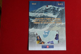 Canada 2002 Oct-dec Rare Collector Not Open + Summits Mint M/S Everest Aconcagua Mc Kinley Logan Elbrus Kilimanjaro - Montañas