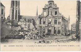 CPA De Carnet - La Cathédrale De MALINES Après Le Bombardement - Guerre 1914 - 1915 - Mechelen
