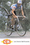 Vélo - Cyclisme - Coureur Cycliste  José Antonio Coll Pontanilla - Team CR  - 1987 - Ciclismo