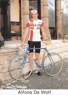 Vélo - Cyclisme - Coureur Cycliste Alfons De Wolf - Team Boule D'Or  - Cyclisme