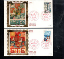 FDC 1974 CROIX ROUGE - 1970-1979