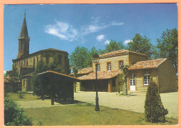 Ppgf/ CPM Grand Format - HAUTE GARONNE - LABARTHE SUR LEZE - L'ÉGLISE ET LA MAIRIE - Autres & Non Classés