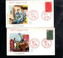 FDC 1972 CROIX ROUGE - 1970-1979