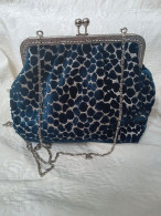 BORSA/ POCHETTE IN VELLUTO CON CHIUSURA A CLIP CLAP - Other & Unclassified