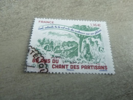 80ème Anniversaire Du Chant Des Partisans - 1.16 € - Yt 5686 - Multicolore - Oblitéré - Année 2023 - - Used Stamps