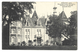 71 Maltat Pres Bourbon Lancy -  Chateau Du Breuil - Facade Est - Autres & Non Classés