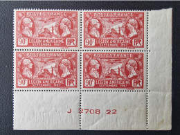 LEGION AMERICAINE - 1927 - BLOC DE 4 - Unused Stamps