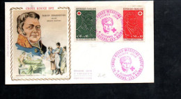 FDC 1972 CROIX ROUGE - 1970-1979